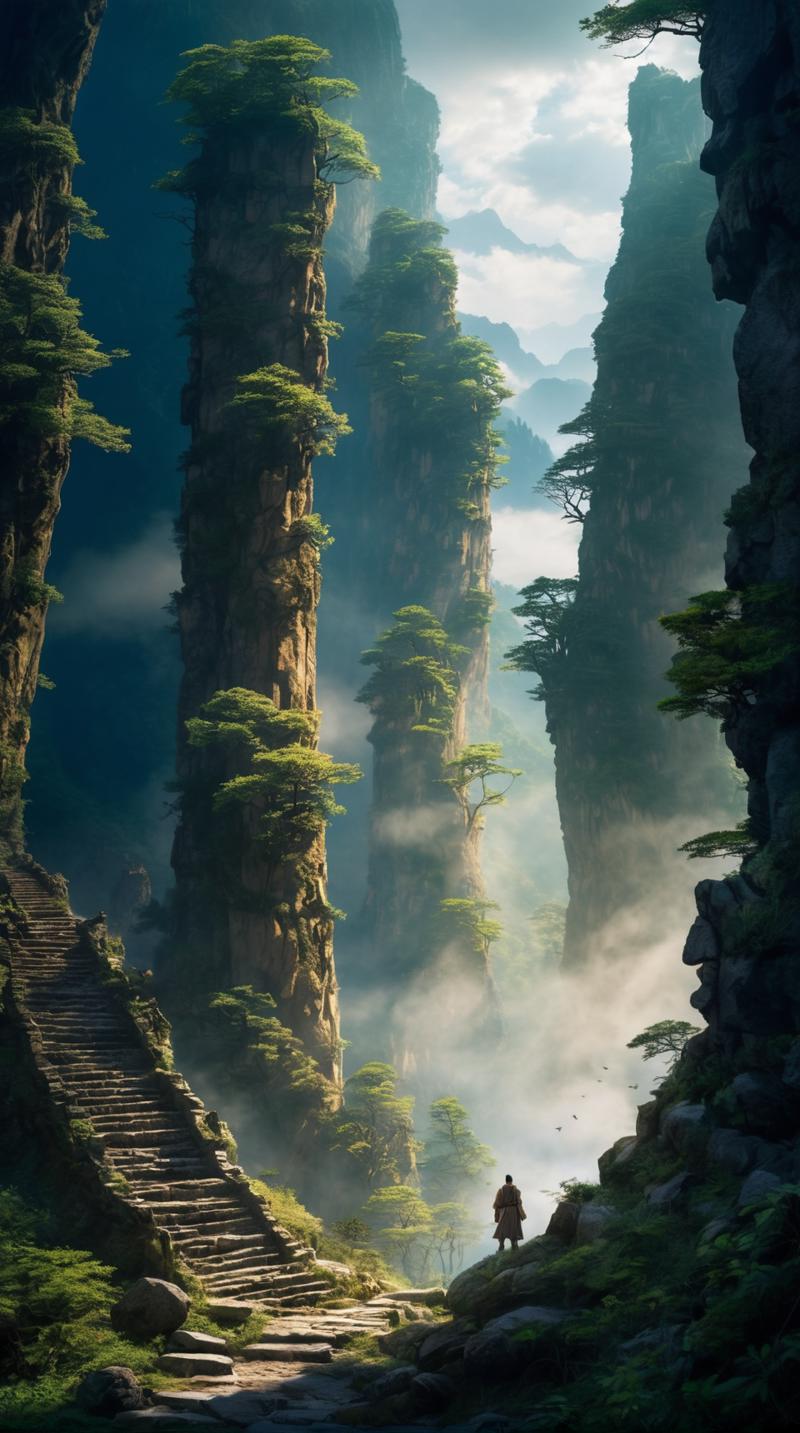 00456-1267207795-On the eighth layer of heaven,Shi Hao saw a stream of light,splitting open the mountain range. He then saw a city in front of hi.png